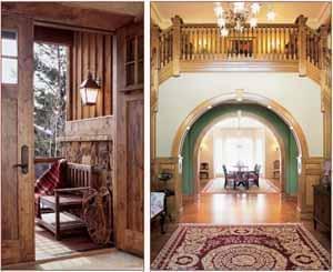 Interior entries are places to take a chance, to be dramatic