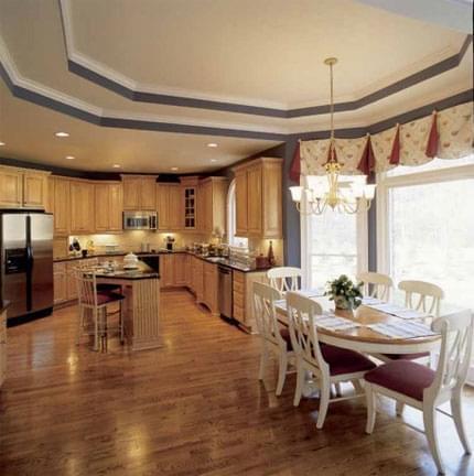 Completed Home Interior - Kitchen and Dining Room