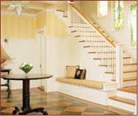 Nestled just a few steps down from the house's extensive back terrace, this spa and pool provide easy access for a soak or a swim.